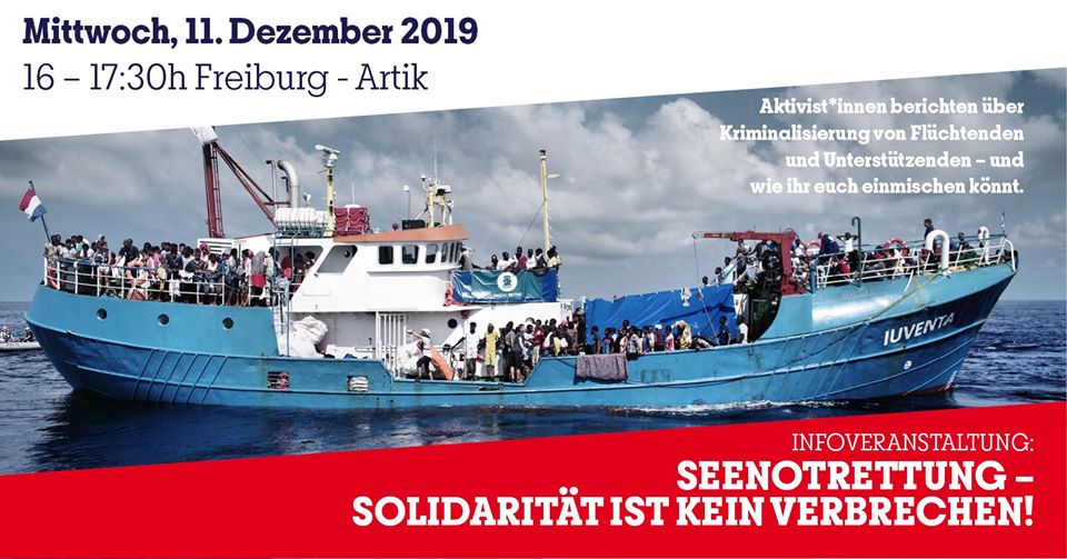 Freiburg: Solidarität ist kein Verbrechen – Infoveranstaltung
