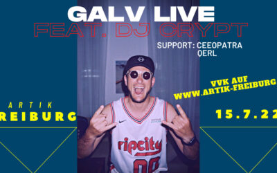 GALV feat. DJ Crypt + Support: Ceeopatra + Qerl