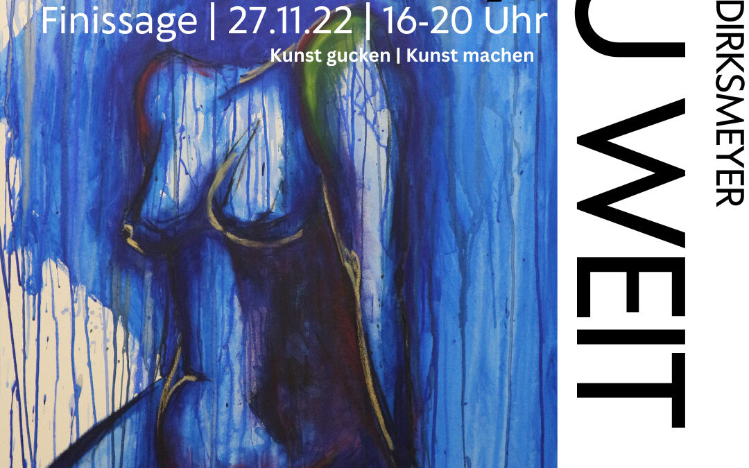 Finissage mit Poetry Jam | zu eng / zu weit | Linda Dirksmeyer