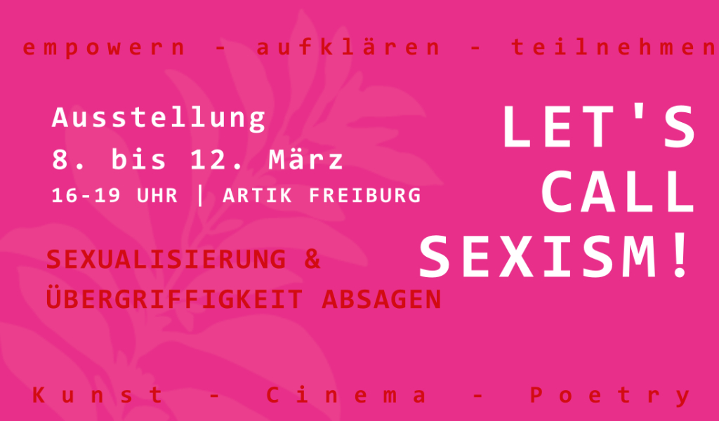 Let´s call sexism! Ausstellung