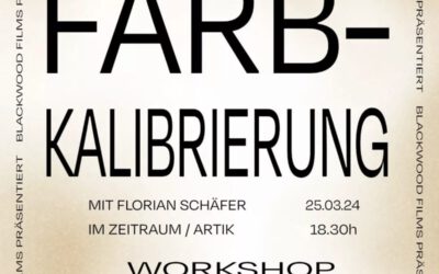 FARBKALIBRIERUNG WORKSHOP | mit Florian Schäfer