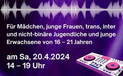 DJ Workshop mit Johanna Wolfstieg