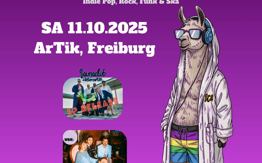 Saunaclub Hinterzarten EP-Releaseparty | Special Guests: Weltbildhauer*innen
