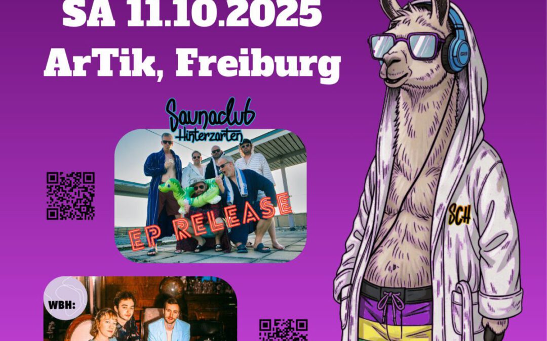 Saunaclub Hinterzarten EP-Releaseparty | Special Guests: Weltbildhauer*innen