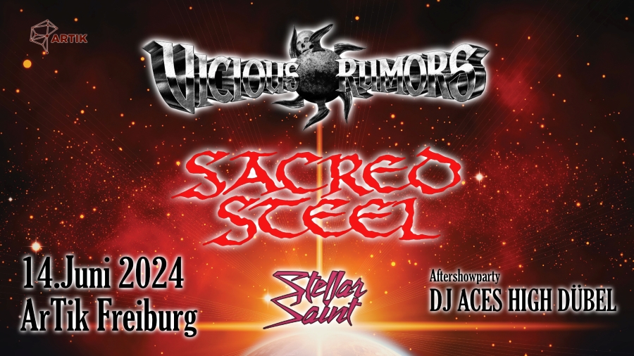 Vicious Rumors + Sacred Steel + Stellar Saint